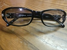 Brighton Sunglasses Water Lily Handmade Frames Black Floral Etch