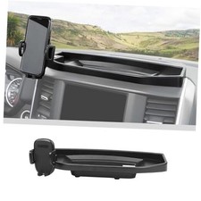 Phone Holder Mount with Storage Tray Central Dashboard Phone Black 2018 