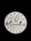 1946 Semi-Key Date Canadian Silver Dollar Coin