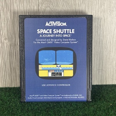 Space Shuttle A Journey Into Space Atari 2600  Activision ( Redone Label)