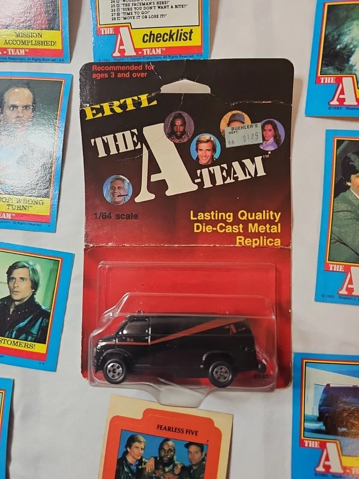 Extremadamente RARO - 1983 ERTL 1:64 - Furgoneta A-Team con más de 80 cartas y 1 pegatina Foto 2 de 4