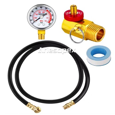 #ad Air Tank Repair Kit with Safety Valve Pressure Gauge Hose for Portable CarryTank $14.99