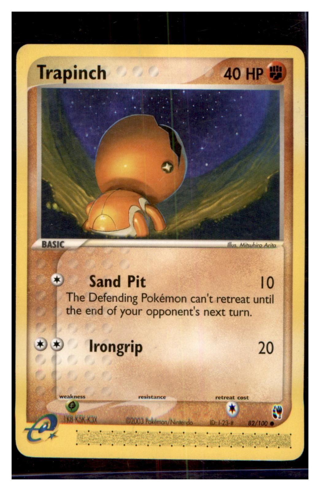 EX Sandstorm #82/100 Trapinch