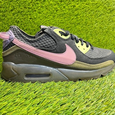 Nike Air Max Terrascape 90 Mens Size 8.5 Black Pink Lime Athletic Shoes Sneakers