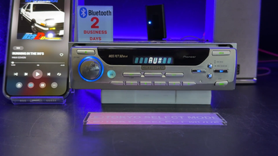 Pioneer Carrozzeria DEH-P717 CD Player Added Bluetooth Dolphin