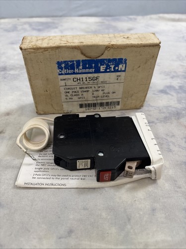 EATON ELEKTRISCHER SCHALTER 1 POLIG 15 AMP # CH115GF