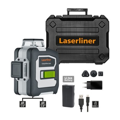 Laserliner Laser CompactPlane 3G Pro 360°-Laserkreisen Dreidimensionaler