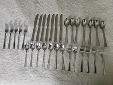 ONEIDA Stainless Steel Flatware PURITY Forks Knives Spoons Set 32