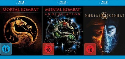 Mortal Kombat 1+2 + 2021 im Set / (Annihilation) # BLU-RAY-SET-NEU