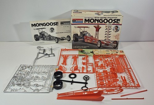 1973 Monogram Mongoose Tom McEwan's Rear Engine Dragster Model 7529 INCOMPLETE