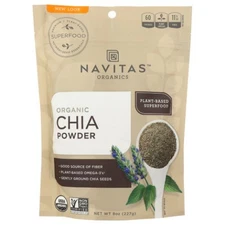 Organic Chia Powder 8 Oz  by Navitas Organics