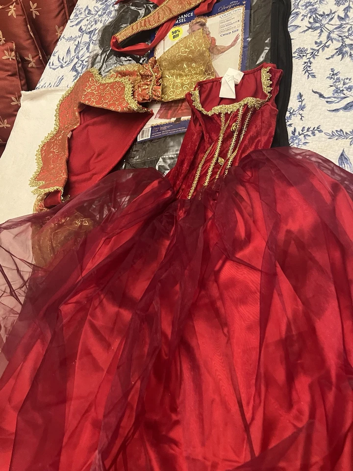 Renacimiento Damisela Medieval Doncella Princesa Vestido Elegante Halloween Niña Disfraz M Foto 2 de 4