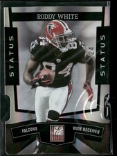 2010 Donruss Elite Roddy White Status Black Die-Cut /24