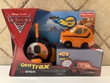 NEW-GEOTRAX TRAIN AND REMOTE - Disney Pixar RC Cars 2 - Grem / Gremlin - V9967