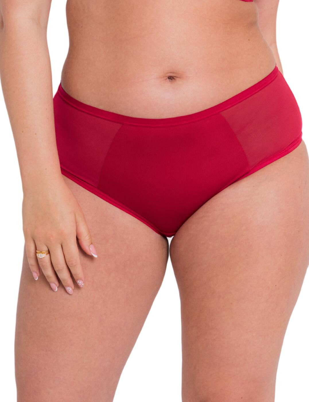 5XL - 24 Curvy Kate Wonderfully Shorty Brief Sheer Womens Knickers CK061201