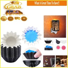 Reusable Black Wax Melt Warmer Liners Leakproof 25pcs for Electric Candle Warmer