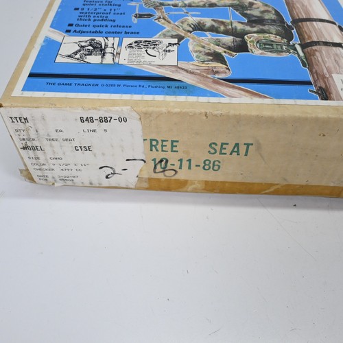 Vintage 1986 The Game Tracker Camp Baumsitz Jagd Baumständer - Bild 10 von 10