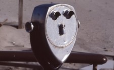 Coin Operated Binoculars Viewer Beach? 1985 Original 35mm Ektachrome Slide