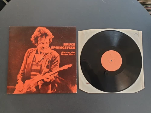 BRUCE SPRINGSTEEN - FIRE ON THE FINGERTIPS 1978 UK PRESS 12" VINYL RECORD LP EX