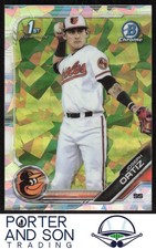 Joseph Ortiz 2019 1st Bowman Sapphire Edition #BDC-23 Orioles Baseball Card
