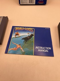 World Games (Nintendo NES, 1986) CIB with Manual