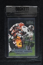 BAS 1998 Metal Universe Courtney Hawkins #163 Seal of Authenticity Auto 3c7