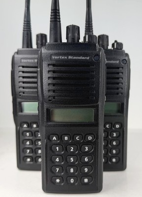 VERTEX VX-P929-G8-5 UHF RADIOS WITH VHF RECEIVERS AND ONE CHARGER LOT!