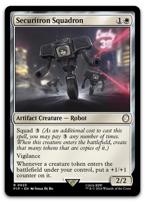 Securitron Squadron #23 (NM) Fallout PIP Magic MTG