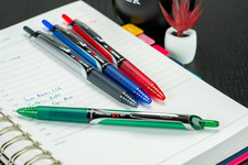 Precise V5 RT Refillable  Retractable Liquid Ink Rolling Ball Pens, Extra Fi...