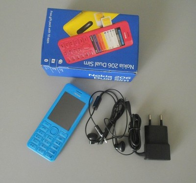 VINTAGE---Nokia 206 - Dual sim-Blau