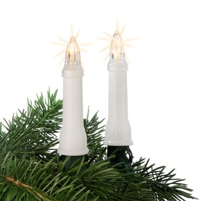 Hellum Lichterkette Weihnachtsbaum Außen, 45 LED Kerzen, 19,8m beleuchtet