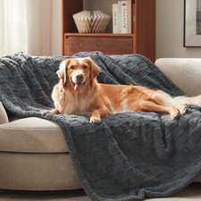 Waterproof Dog Blankets for Large Dogs, Dog Blanket for Couch Bed, Fleece
