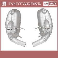 Endschalldämpfer für PORSCHE 996 Carrera Sportauspuff TÜV V2A L+R OE-Stil