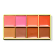 Mitchell Curve Case Cream Blusher / Bronzer LIGHT Palette COLD HEART CORAL + NEW