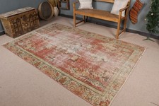 Vintage Rug Large Rug 556x828 Ft 1695x2525 Cm Turkish Red Solid Rug