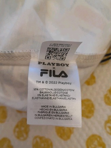 Playboy x FILA Ola Photo Print Shorts Playsuit Damen Gr. Medium Neu Retro - Bild 9 von 10