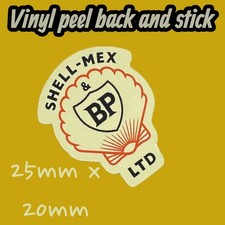  BP SHELL MEX Ltd  Oil Vinyl Sticker Can Jug pourer Pump oiler Retro  petrol uk