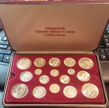 America's Classic Silver Coins Collection - 17 Coins - Uncirculated & Circulated