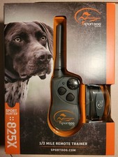 SportDOG 825X Remote Trainer Collar Gray Vibration Tone Static/Shock