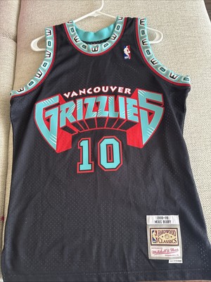 Mens Mitchell & Ness NBA Reload Swingman Jersey Grizzlies 1998 Mike Bibby NWT