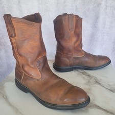 Red Wing Pecos Boots Mens Size 15 D Brown Lea...