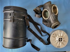 Gasmaske 2. WK vom LSHD Luftschutz von Aug. Zschiedrich DRGM