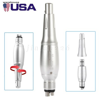 360° Swivel Dental Hygiene Prophy Handpiece Air Motor 4 Holes & 4:1 Nose Cone