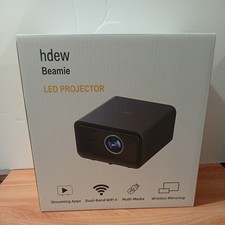 Mini Portable HDMI Projector HDEW Beamie 1500 ANSI Lumens 4K Support FHD 1080P