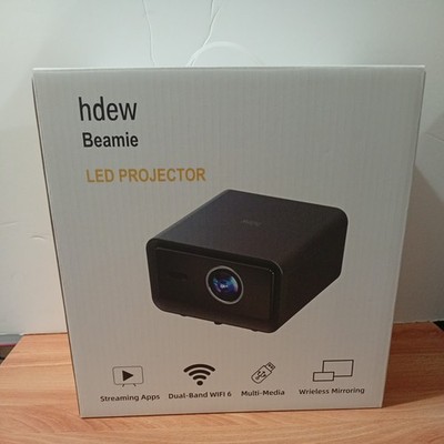 Mini Tragbarer HDMI Projektor HDEW Beamie 1500 ANSI Lumen 4K Unterstützung FHD 1080P
