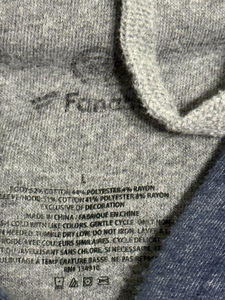 Sudadera con capucha Nashville Predators Fanatics para hombre talla grande azul/gris polar Foto 2 de 2