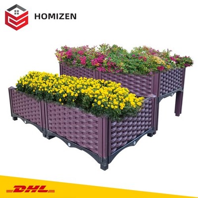 Hochbeet Blumenkasten Pflanzkasten Gartenbett Planter Boxes für Garten Terrasse
