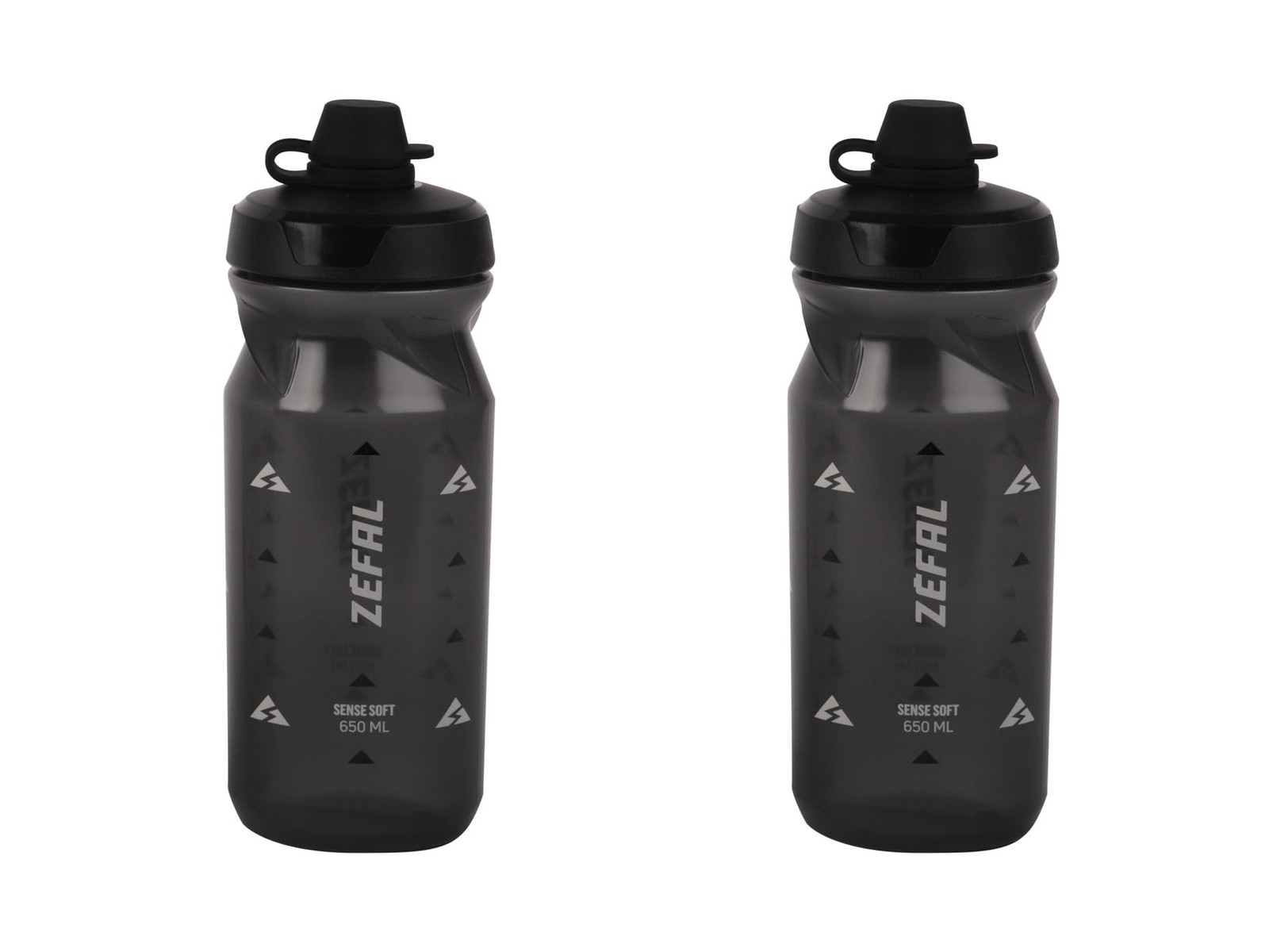 Lot de deux bidons velo et VTT etanche Sense Soft 65 capuchon de protection