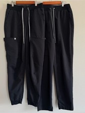 Fabletics scrub bottoms black jogger pants small