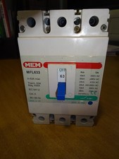 MEM 63 Amp 25kA Triple Pole 63A MCCB Bill Talisman TLF633 Memshield 2 MFL633